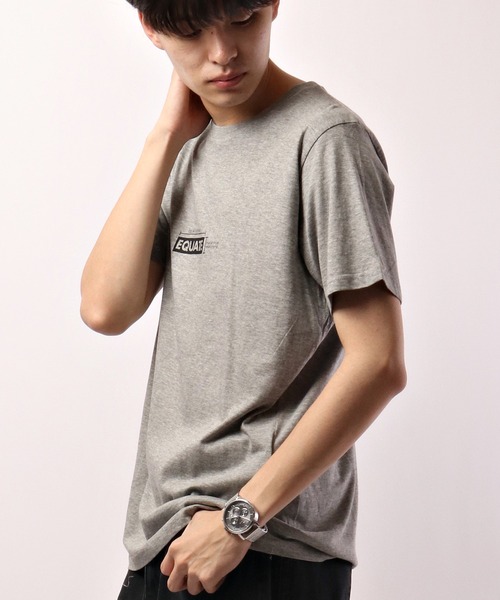 FUNALIVE(ファンアライブ)の「BF2 select スモールロゴ ボックスロゴ デザイン半袖Tシャツ(Tシャツ/カットソー・メンズ・グレー系その他/グレー系その他2/ベージュ/ターコイズブルー/グリーン系その他/グレー/ホワイト/チャコール/グリーン・M/L/LL)」の12枚目の写真