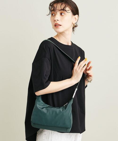BEAUTY&YOUTH UNITED ARROWS（ビューティーアンドユースユナイテッドアローズ）の「BY ハーフムーン ショルダーバッグ -2WAY- ∴（ショルダーバッグ・レディース・ブラック/ダークグリーン・FREE）」の20枚目の写真