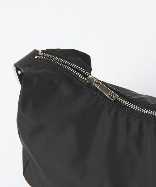 BEAUTY&YOUTH UNITED ARROWS（ビューティーアンドユースユナイテッドアローズ）の「BY ハーフムーン ショルダーバッグ -2WAY- ∴（ショルダーバッグ・レディース・ダークグリーン/ブラック・FREE）」の13枚目の写真