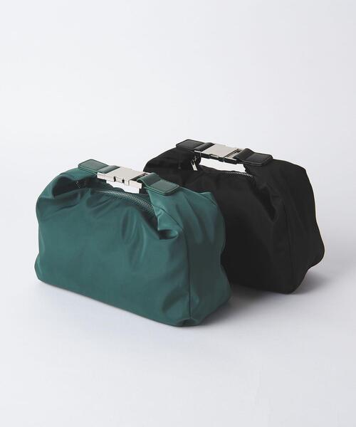 BEAUTY&YOUTH UNITED ARROWS（ビューティーアンドユースユナイテッドアローズ）の「BY ハーフムーン ショルダーバッグ -2WAY- ∴（ショルダーバッグ・レディース・ダークグリーン/ブラック・FREE）」の9枚目の写真