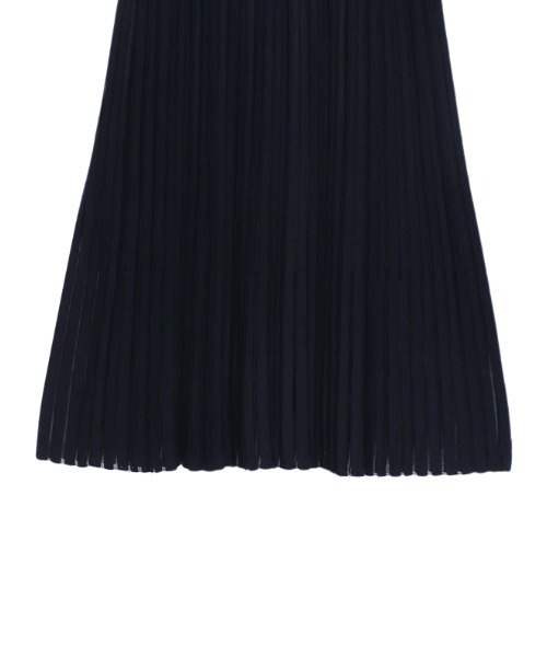 ボトルネックシアーニットワンピース （NAVY） アニュアンス anuans ボトルネックシアーニットワンピース