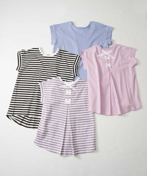 a.v.v（アーヴェヴェ）の「[140-150]【毛玉になりにくい】バックレースアップTシャツ（Tシャツ/カットソー・キッズ）」
