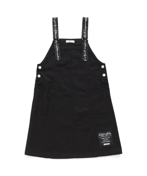 algy（アルジー）の「ロゴテープジャンスカ（ジャンパースカート・キッズ・インディゴブルー/ブラック/オフホワイト・XX-SMALL/X-SMALL/MEDIUM/XXX-SMALL/SMALL）」の10枚目の写真