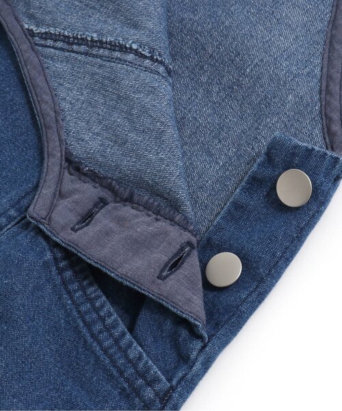 algy（アルジー）の「ロゴテープジャンスカ（ジャンパースカート・キッズ・インディゴブルー/ブラック/オフホワイト・XX-SMALL/X-SMALL/MEDIUM/XXX-SMALL/SMALL）」の17枚目の写真