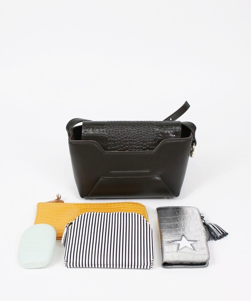 atneK(アトネック)の「【atneK by Scrap Book】Funagata-S(ショルダーバッグ・レディース・オレンジ/ブラック・FREE)」の8枚目の写真