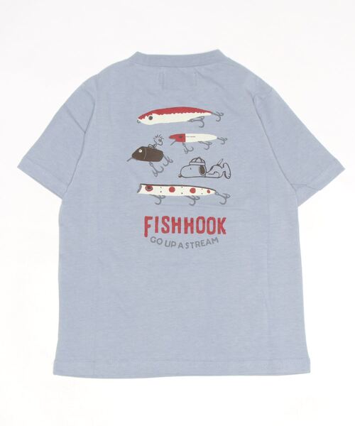 KRIFF MAYER Kid's Collection(クリフメイヤーキッズコレクション)の「スヌーピープリントT(ルアー)(Tシャツ/カットソー・キッズ・オフホワイト/サックスブルー/イエロー/ラベンダー/チャコール・120/130/140/150/160/170)」の6枚目の写真