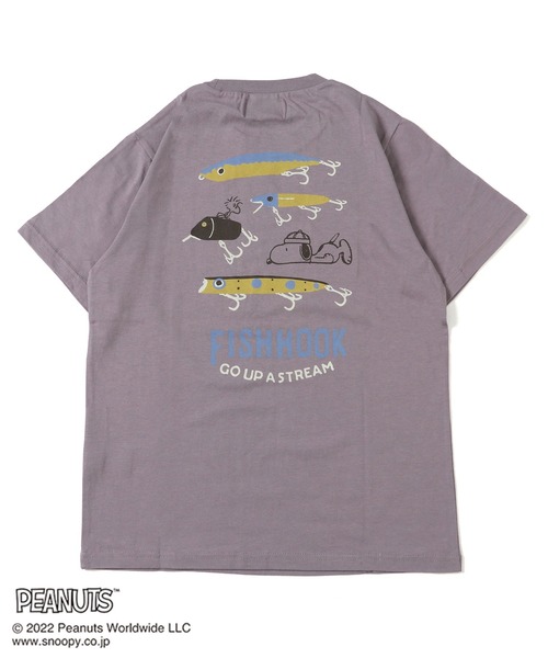 KRIFF MAYER Kid's Collection(クリフメイヤーキッズコレクション)の「スヌーピープリントT(ルアー)(Tシャツ/カットソー・キッズ・オフホワイト/サックスブルー/イエロー/ラベンダー/チャコール・120/130/140/150/160/170)」の4枚目の写真
