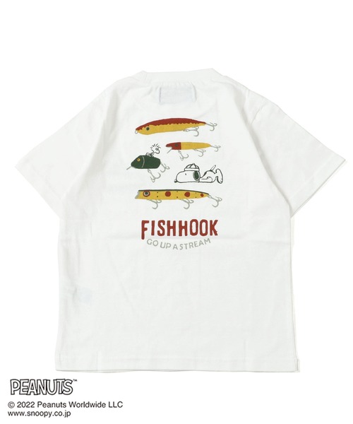 KRIFF MAYER Kid's Collection(クリフメイヤーキッズコレクション)の「スヌーピープリントT(ルアー)(Tシャツ/カットソー・キッズ・オフホワイト/サックスブルー/イエロー/ラベンダー/チャコール・120/130/140/150/160/170)」の2枚目の写真