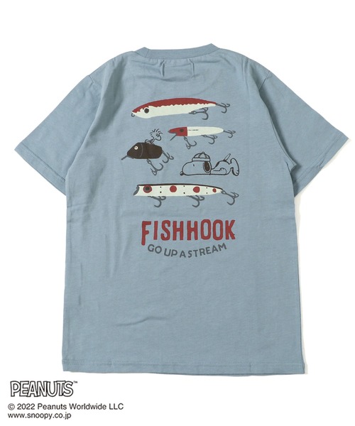 KRIFF MAYER Kid's Collection(クリフメイヤーキッズコレクション)の「スヌーピープリントT(ルアー)(Tシャツ/カットソー・キッズ・オフホワイト/サックスブルー/イエロー/ラベンダー/チャコール・120/130/140/150/160/170)」の3枚目の写真