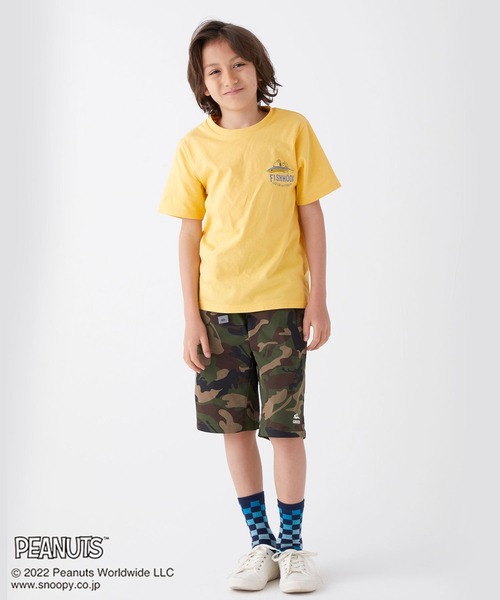 KRIFF MAYER Kid's Collection(クリフメイヤーキッズコレクション)の「スヌーピープリントT(ルアー)(Tシャツ/カットソー・キッズ・オフホワイト/サックスブルー/イエロー/ラベンダー/チャコール・120/130/140/150/160/170)」の22枚目の写真