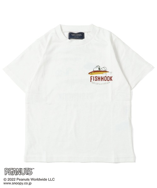 KRIFF MAYER Kid's Collection(クリフメイヤーキッズコレクション)の「スヌーピープリントT(ルアー)(Tシャツ/カットソー・キッズ・オフホワイト/サックスブルー/イエロー/ラベンダー/チャコール・120/130/140/150/160/170)」の18枚目の写真