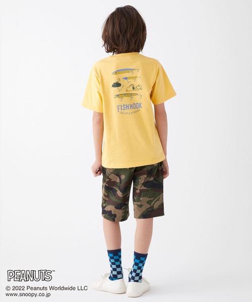 KRIFF MAYER Kid's Collection(クリフメイヤーキッズコレクション)の「スヌーピープリントT(ルアー)(Tシャツ/カットソー・キッズ・オフホワイト/サックスブルー/イエロー/ラベンダー/チャコール・120/130/140/150/160/170)」の7枚目の写真