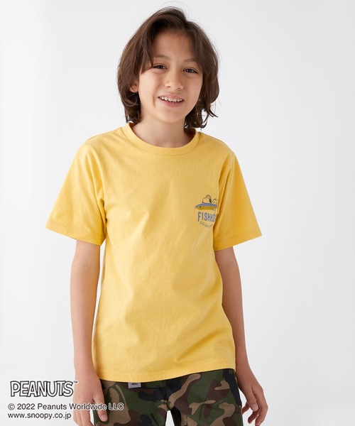 KRIFF MAYER Kid's Collection(クリフメイヤーキッズコレクション)の「スヌーピープリントT(ルアー)(Tシャツ/カットソー・キッズ・オフホワイト/サックスブルー/イエロー/ラベンダー/チャコール・120/130/140/150/160/170)」の8枚目の写真
