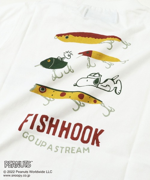 KRIFF MAYER Kid's Collection(クリフメイヤーキッズコレクション)の「スヌーピープリントT(ルアー)(Tシャツ/カットソー・キッズ・オフホワイト/サックスブルー/イエロー/ラベンダー/チャコール・120/130/140/150/160/170)」の10枚目の写真