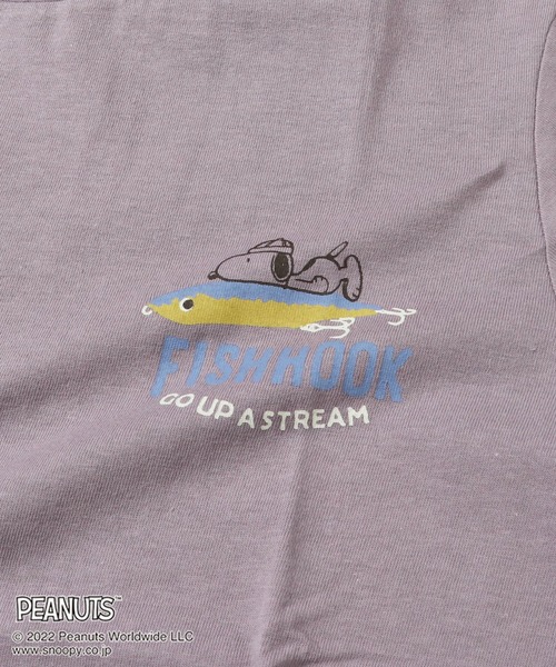 KRIFF MAYER Kid's Collection(クリフメイヤーキッズコレクション)の「スヌーピープリントT(ルアー)(Tシャツ/カットソー・キッズ・オフホワイト/サックスブルー/イエロー/ラベンダー/チャコール・120/130/140/150/160/170)」の11枚目の写真