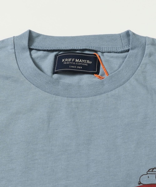 KRIFF MAYER Kid's Collection(クリフメイヤーキッズコレクション)の「スヌーピープリントT(ルアー)(Tシャツ/カットソー・キッズ・オフホワイト/サックスブルー/イエロー/ラベンダー/チャコール・120/130/140/150/160/170)」の12枚目の写真