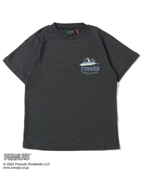 KRIFF MAYER Kid's Collection(クリフメイヤーキッズコレクション)の「スヌーピープリントT(ルアー)(Tシャツ/カットソー・キッズ・オフホワイト/サックスブルー/イエロー/ラベンダー/チャコール・120/130/140/150/160/170)」の19枚目の写真