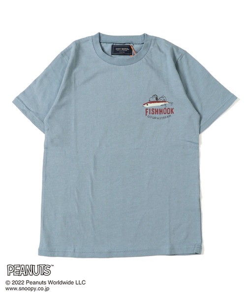 KRIFF MAYER Kid's Collection(クリフメイヤーキッズコレクション)の「スヌーピープリントT(ルアー)(Tシャツ/カットソー・キッズ・オフホワイト/サックスブルー/イエロー/ラベンダー/チャコール・120/130/140/150/160/170)」の20枚目の写真