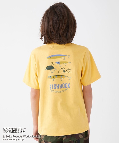 KRIFF MAYER Kid's Collection(クリフメイヤーキッズコレクション)の「スヌーピープリントT(ルアー)(Tシャツ/カットソー・キッズ・オフホワイト/サックスブルー/イエロー/ラベンダー/チャコール・120/130/140/150/160/170)」の9枚目の写真