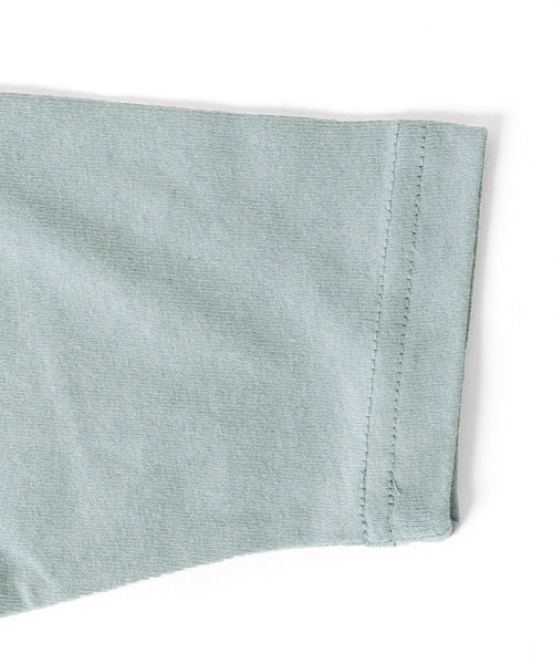 GLAZOS（グラソス）の「天竺・ドロップショルダーアソートカレッジロゴ長袖Ｔシャツ（Tシャツ/カットソー・キッズ・オフホワイト/グリーン/ブラック/サックスブルー・130cm/150cm/140cm/170cm/160cm）」の18枚目の写真