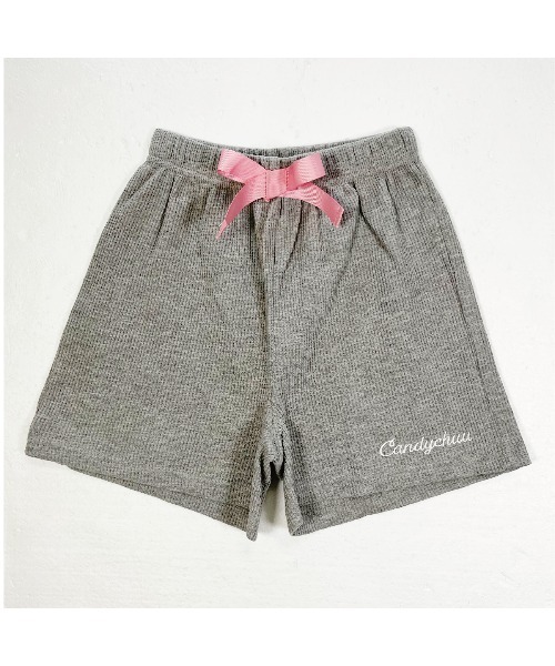 Candychuu（キャンディチュウ）の「【キッズ】親子おそろいワッフルリラックスウェア（ルームウェア/パジャマ・キッズ・ライトグレー/ネイビー・110/120/130）」の10枚目の写真