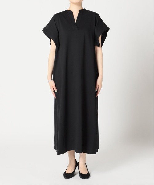 JOURNAL STANDARD（ジャーナルスタンダード）の「《追加2》ロングカフタンTシャツワンピース（ワンピース・レディース・ブラック/グリーン・FREE）」の7枚目の写真