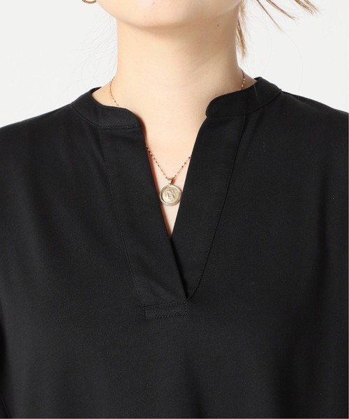 JOURNAL STANDARD（ジャーナルスタンダード）の「《追加2》ロングカフタンTシャツワンピース（ワンピース・レディース・ブラック/グリーン・FREE）」の21枚目の写真