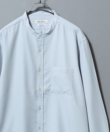 ANPAS | MADE IN JAPAN Reflax(R) Loose Silhouette Band Collar Shirt/日本製 リフラクス ルーズシルエット バンドカラーシャツ(シャツ/ブラウス)