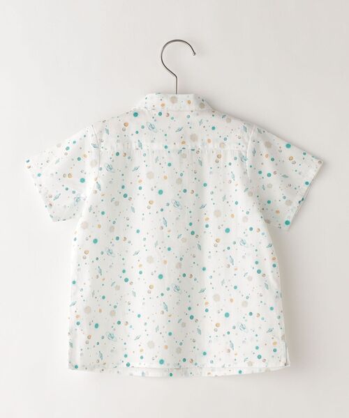 SHIPS（シップス）の「SHIPS KIDS:リバティ シャツ(80～90cm)（シャツ/ブラウス・キッズ・ネイビー/ホワイト/グリーン・90/80）」の4枚目の写真