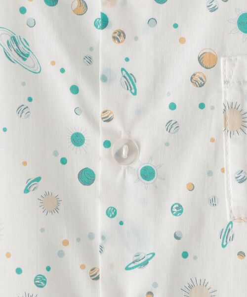 SHIPS（シップス）の「SHIPS KIDS:リバティ シャツ(80～90cm)（シャツ/ブラウス・キッズ・ネイビー/ホワイト/グリーン・90/80）」の9枚目の写真