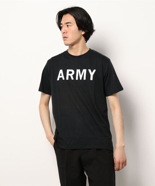 STYLEBLOCK（スタイルブロック）の「半袖アメカジプリントTシャツ（Tシャツ/カットソー・メンズ・ブルー系その他/ホワイト系その他3/ベージュ/ブラック系その他2/ネイビー/ブラック系その他/ホワイト系その他5/ブラック/ホワイト系その他/ベージュ系その他/ホワイト系その他2/サックスブルー/グレー系その他2/パープル/ホワイト系その他4/ホワイト/グレー系その他/チャコール・LL/L/M）」の7枚目の写真