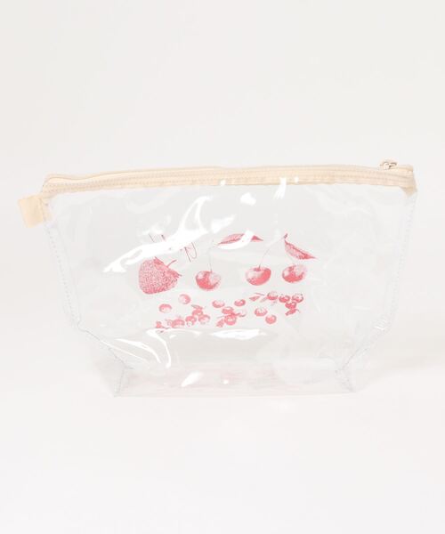 flower（フラワー）の「Gah! fruit pouch　ガー！フルーツ ポーチ（エコバッグ/サブバッグ・レディース・クリア・FREE）」の2枚目の写真