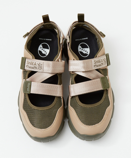 SHAKA(シャカ)の「【SHAKA / シャカ】 OTTER TRAIL AT オッタートレイルAT(スニーカー・メンズ・ベージュ/ブラック/カーキ・26/25/27)」の5枚目の写真