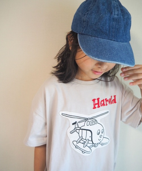 CIAOPANIC TYPY(チャオパニックティピー)の「【KIDS】【きかんしゃトーマス】コラボレイヤード風パッチワークTee(Tシャツ/カットソー・キッズ・ベージュ/チャコールグレー/ブルー/グレー系その他/サックスブルー・80/100/110/90)」の3枚目の写真