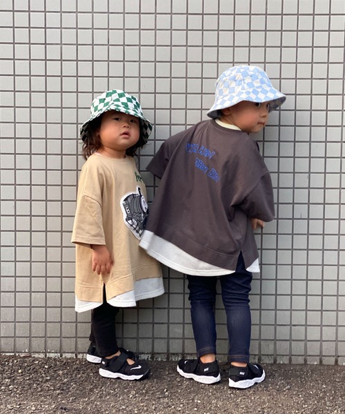 CIAOPANIC TYPY(チャオパニックティピー)の「【KIDS】【きかんしゃトーマス】コラボレイヤード風パッチワークTee(Tシャツ/カットソー・キッズ・ベージュ/チャコールグレー/ブルー/グレー系その他/サックスブルー・80/100/110/90)」の10枚目の写真