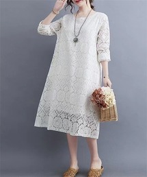 総レースワンピース・ドレス