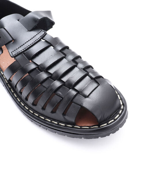 希少‼️新品未使用 アルテサノス メンズ グルカサンダル レザー 25.5-26 オールレザーグルカサンダル （サンダル）｜alfredoBANNISTER