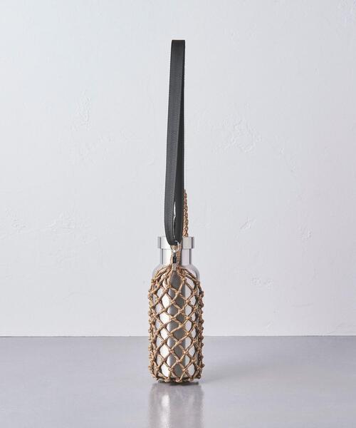 UNITED ARROWS(ユナイテッドアローズ)の「<UNITED ARROWS> ロープ ボトル ホルダー(水筒・メンズ・ホワイト/ブラック/ベージュ/ネイビー・FREE)」の5枚目の写真