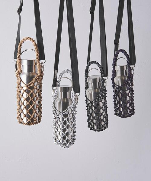 UNITED ARROWS(ユナイテッドアローズ)の「<UNITED ARROWS> ロープ ボトル ホルダー(水筒・メンズ・ホワイト/ブラック/ベージュ/ネイビー・FREE)」の17枚目の写真