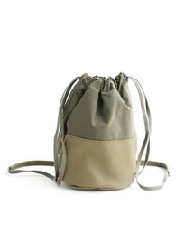 アーツアンドクラフツ / CALF LEATHER COMBI カーフレザーコンビ / DRAWSTRINGS POUCH S ドローストリングポーチS