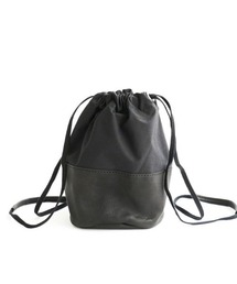 アーツアンドクラフツ / CALF LEATHER COMBI カーフレザーコンビ / DRAWSTRINGS POUCH S ドローストリングポーチS
