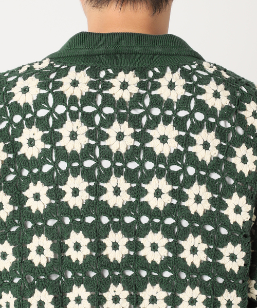 セール】CALIFORNIA クロシェアミ ニットカーディガン 'FL