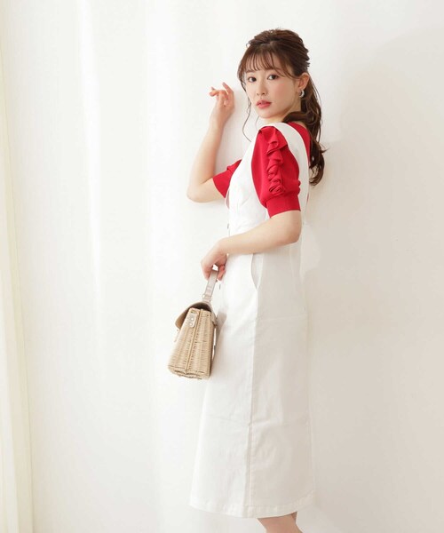 PROPORTION BODY DRESSING（プロポーションボディドレッシング）の「デニムタイトジャンスカ / 1212140504（ワンピース・レディース・ブラック/ダークネイビー/ホワイト・SMALL/MEDIUM）」の20枚目の写真