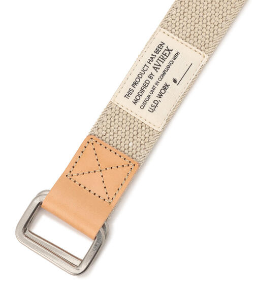 AVIREX（アヴィレックス）の「AVIREX STRETCH BELT/ ストレッチベルト（ベルト・メンズ・ブラック/オレンジ/オリーブ/ベージュ・FREE）」の7枚目の写真
