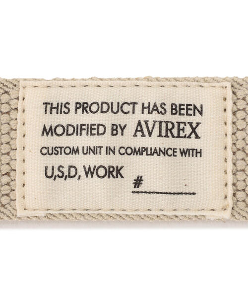 AVIREX（アヴィレックス）の「AVIREX STRETCH BELT/ ストレッチベルト（ベルト・メンズ・ブラック/オレンジ/オリーブ/ベージュ・FREE）」の9枚目の写真
