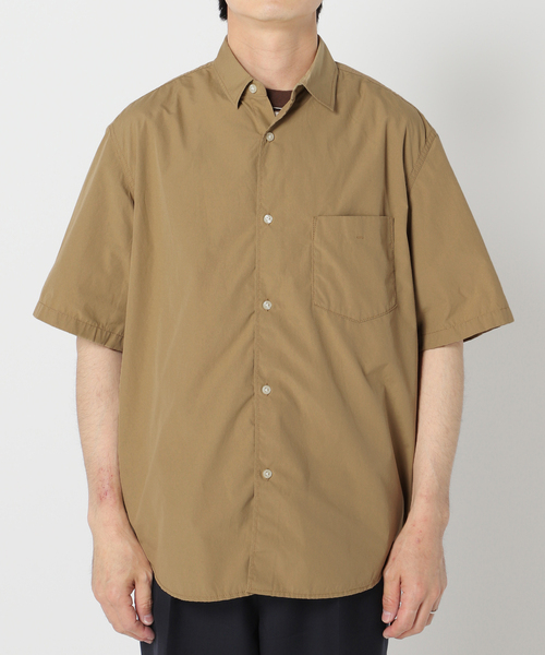 417 EDIFICE(フォーワンセブンエディフィス)の「【CAVE】ダンプステッチ ショートスリーブ シャツ(シャツ/ブラウス・メンズ・ホワイト/ベージュ/グリーン/ネイビー/ブルー・SMALL/MEDIUM/LARGE/X-LARGE)」の16枚目の写真
