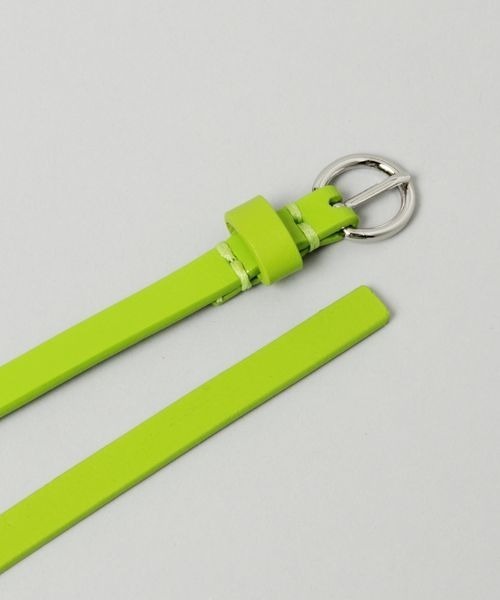 JEANASIS（ジーナシス）の「カラーホソベルト/285666（ベルト・レディース・オレンジ/グリーン・FREE）」の3枚目の写真