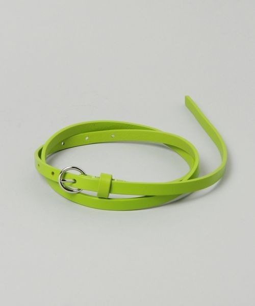 JEANASIS（ジーナシス）の「カラーホソベルト/285666（ベルト・レディース・オレンジ/グリーン・FREE）」の8枚目の写真