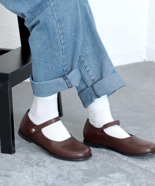 SOROTTO（ソロット）の「フラットソール ストラップ付きバレエシューズ/パンプス ◆（バレエシューズ・キッズ・ブラック/ブラウン/ブラック系その他・22.0cm/23.0cm/24.0cm/21.0cm）」の17枚目の写真