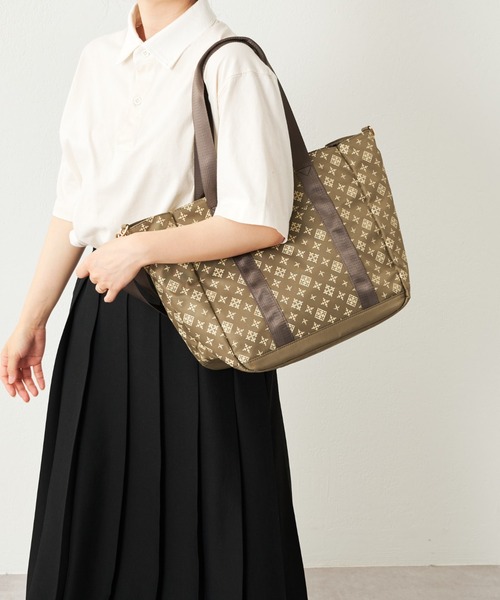 Daily russet（デイリー ラシット）の「モノグラム仕分けナイロン2way